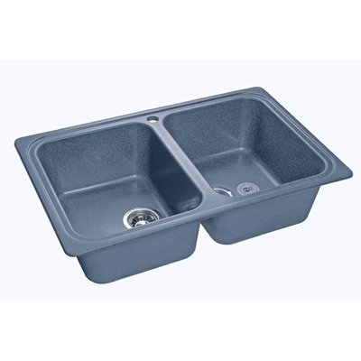 Мойка GRANFEST GF-S780K 2 чаши *** 780*500 мм (графит)