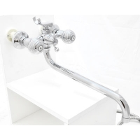 Смеситель Ванна GLORIOSO GL250-08 S022 1/2 м/к дл излив шаровое переключение