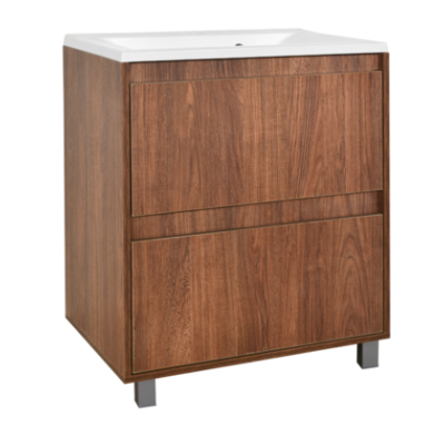 Тумба "Верона 80" 2 ящика на ножках (дуб светлый) под ум.Paola Elegante 800 (800*800*450)