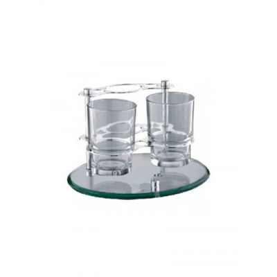 105/L Держатель со стаканами для зуб щеток (настольный) * 105/L Держатель со стаканами для зуб щеток (настольный) *