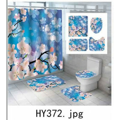 Комлект д/ванной ZALEL фотопринт 4 предмета арт.HY372 Комлект д/ванной ZALEL фотопринт 4 предмета арт.HY372