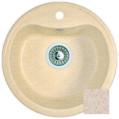 Мойка GRANICOM NOVELL Лира 430*430 мм (колорадо) (без сифона)
