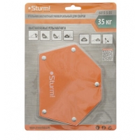 6015-5-35 Угольник магнитный универсальный для сварки вес до 35 кг Sturm!