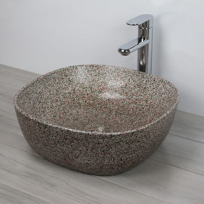 800-А420-CV11 (камень) Раковина для ванной MELANA