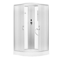 Душ. кабина ER3509P-C3-RUS 90*90*215см,зад.стенка бел.ст. мат 4 мм низ.под.без г/м.проф.хром. 3к. Душ. кабина ER3509P-C3-RUS 90*90*215см,зад.стенка бел.ст. мат 4 мм низ.под.без г/м.проф.хром. 3к.