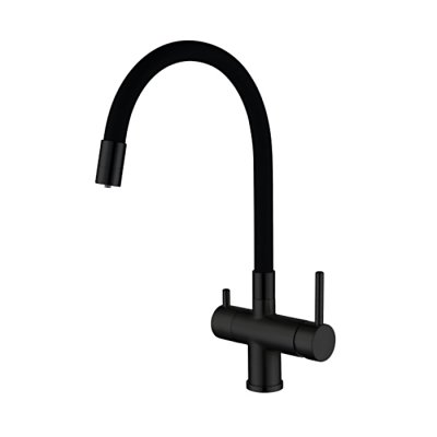 G4398-36 Cмеситель Кухня GAPPO d-35 c подключением фильтра питьевой воды (черный) G4398-36 Cмеситель Кухня GAPPO d-35 c подключением фильтра питьевой воды (черный)