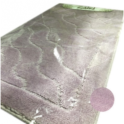 Коврик д/ванны 3 предм. ZALEL 60*100 сиреневый Турция