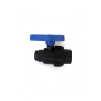 Кран шаровый 3/4" г/г ПЭ РОСТУРПЛАСТ