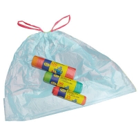 Мешки для мусора 50 л, с завязками, ПНД 10 мкм, рулон 10 шт. (Мультипласт) Мешки для мусора 50 л, с завязками, ПНД 10 мкм, рулон 10 шт. (Мультипласт)