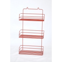 Полка прямая 3 яруса 8217-3 СТК (красная) РОССИЯ