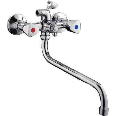 2211 Смеситель Ванна Frap 1/2 м/к шар/перекл. Мария LUX