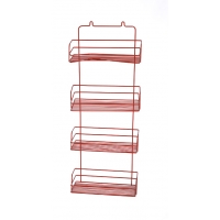 Полка прямая 4 яруса 8217-4 СТК (красная) РОССИЯ