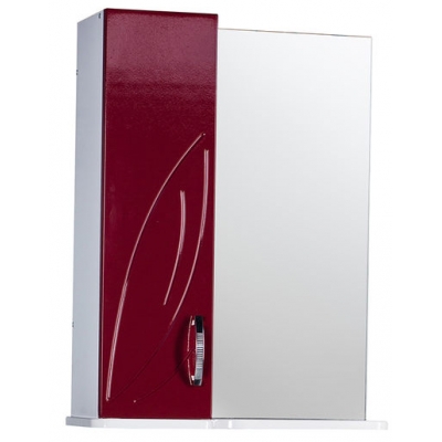 Зеркало-шкаф "Весна 60" левый (вишня) 570*717*230 Зеркало-шкаф "Весна 60" левый (вишня) 570*717*230