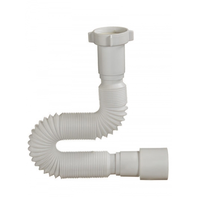 АС-10131 Гибкая труба (гофра) ОРИО с гайкой 1 1/2" х 40/50 длина 850 мм