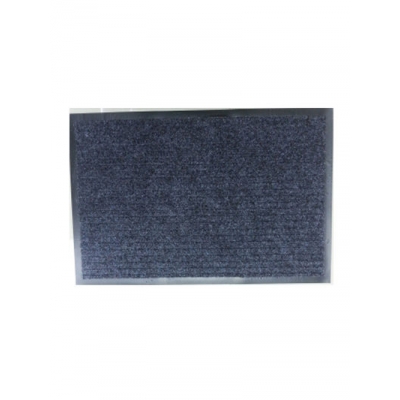 Коврик придверный влаговпитывающий с рельефом 50*80 серый (1008)