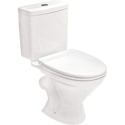 Унитаз-компакт "Лига" (косой вып., нижн. подв., с 2-кн.арм., сиденье дюро Ирис)