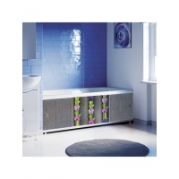 Экран под ванну "Оптима DECOR" 1,7 м пластик (037Н Орхидея)