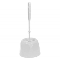 Ершик для унитаза на подставке БЛЕСК СТАНДАРТ 15х39 Белый ротанг ("М-пластика") (М 5010)