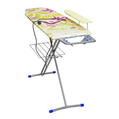 Гладильная доска "НИКА 7" р-р 122х38см(ФАНЕРА, подрук,,подст.д/ут, элек.удлин) Арт.Н7