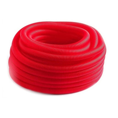 Гофра защитная ф28 для труб PEX и PERT диаметром ф20 КРАСНАЯ (50 м) PRO-AQUA СУПЕРЦЕНА !!!