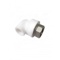 Уголок комб. С НАКИДНОЙ ГАЙКОЙ 20х3/4 PP-R Rosturplast