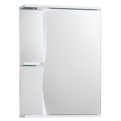 Зеркало-шкаф "Волна 500" левый (без освещения) 500*700*234