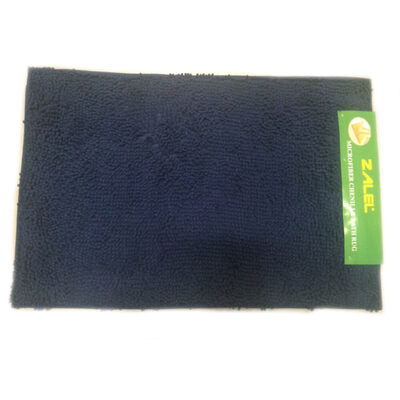 Коврик д/ванны 1 предм. "Макароны" латекс 60х90 синий