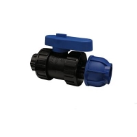 Кран ПНД шаровый 1/2 х 20 г/ц PN16 (Россия)