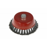 Щетка металлическая для УШМ LOM, крученая проволока, "чашка", М14, 150 мм 2767954
