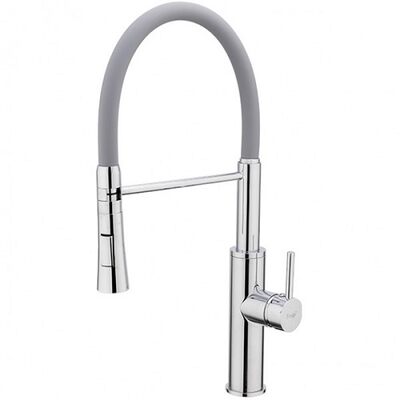 4452-6 Смеситель Кухня Frap d-35 (серый/хром)