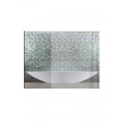 Штора д/ван "ZALEL" эконом 180х180 c кольцами, состав 100% PEVA (прозрачный) (0000А)