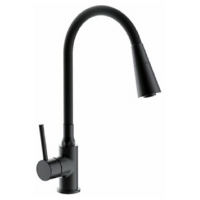 4044-6 Смеситель Кухня Frap d-35 на гайке (черный)