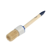 Кисть круглая ТУНДРА, натуральная щетина, деревянная рукоятка, № 10, 40 мм 881554