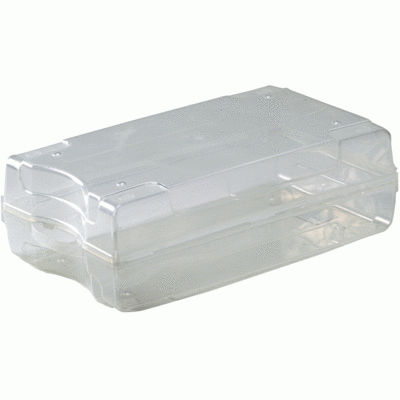 Коробка для хранения обуви 320х190х105мм прозрачный ("М-пластика") (М2868)