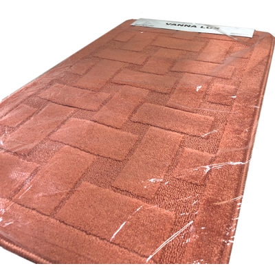 Коврик д/ванны 1 предм. Vanna Lux 60х100 оранжевый Турция