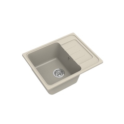 Мойка EWIGSTEIN Elegant 45F 580*480 чаша +крыло (бежевый) Мойка EWIGSTEIN Elegant 45F 580*480 чаша +крыло (бежевый)