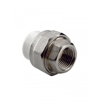Муфта комб. разъемная раструбная гайка 25х1/2'' PP-R РВК