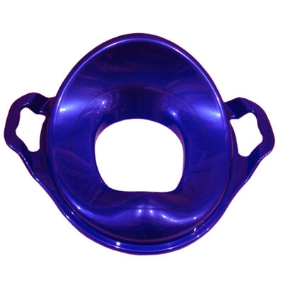 НАСАДКА на унитаз детская С ручками пластик (фиолет.)