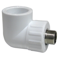 Уголок комб. штуцер 32х1 PP-R Rosturplast (10)