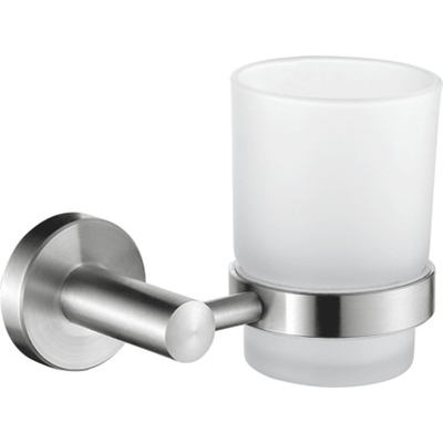 71706/L Стакан одинарный настенный (стекло) (нержавейка) 71706/L Стакан одинарный настенный (стекло) (нержавейка)