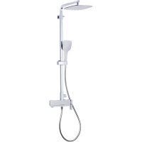 G2417-8 Душевая система GAPPO излив-переключатель на лейку,, белый/хром