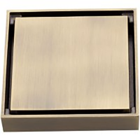 G81005-4 Трап 50 вертикальный GAPPO латунь 100*100 (бронза) сухой затвор