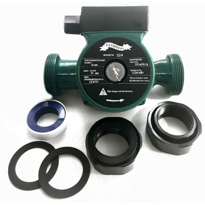 Насос циркуляционный GLORIOSO 32/40 с гайками БЕЗ ПРОВОДА АКЦИЯ!!!!