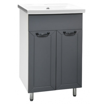 Подстолье "Вегас 50" 2 дв. (Графит софт) под умыв."Como-50" 465*800*380 Подстолье "Вегас 50" 2 дв. (Графит софт) под умыв."Como-50" 465*800*380