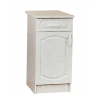 Рабочий стол 40 карара (1ящик) фасад МДФ столешница цвет (КАРАРА)