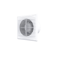 Вентилятор AURAMAX В4S С осевой вытяжной с антимоскит.сеткой, обрат.клапаном d=100