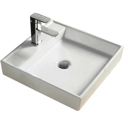 800-7657 Фигурный умывальник накладной 440х450х105 MELANA