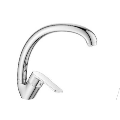 DR23021 Смеситель одноручный для кухни с высоким поворотным изливом, хром