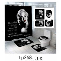 Комлект д/ванной ZALEL фотопринт 4 предмета арт.tp268