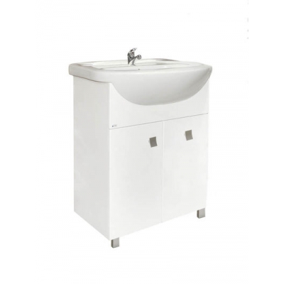 Подстолье "РИО 60" (белый) 2 двери под умыв. "Эрика 61" 600х800х290/ 4513-1